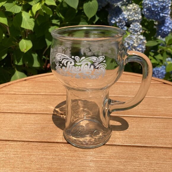 Vintage 16 oz. Pepsi Cola Clear Glass Mug - Picture 2 of 6
